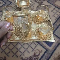 چایی خوری برنجی|ظروف سرو و پذیرایی|مشهد, طلاب|دیوار