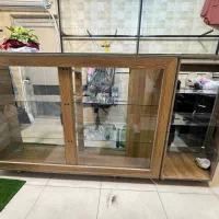 میز کامپیوتر،ویترین شیشه ای،صندلی|دفتر کار|بندر انزلی, سامانسر|دیوار