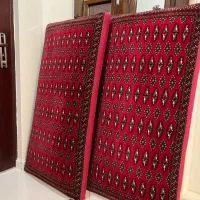 یک جفت پشتی ترکمن دستبافت ۱۰ گله