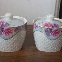 ۲تا جای ادویه یا شکر ، جنس چینی