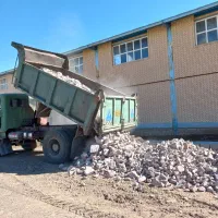 حمل مصالح ساختمانی.سنگ لاشه.ماسه.چال.وغیره