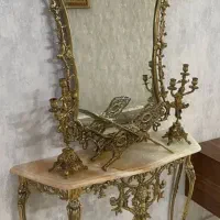 خریدار فروش آینه شمعدان برنز تهران و حومه|بوفه، ویترین، کنسول|تهران, شهرک غرب|دیوار