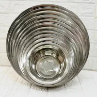 آبکش و لگن استیل ستاره دار