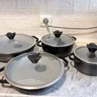 قابلمه و تابه در حد نو واقعی