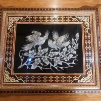 قاب قلم زنی خاتم کاری شده درجه یک