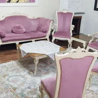 فروش مبل هفت نفره میزبان دار سالم تمیز|مبلمان خانگی و میز عسلی|لنگرود, |دیوار