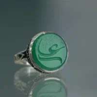 انگشترمردانه عقیق سبز