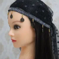 مینی اسکارف دخترانه اسکارف سنتی سربند مدل سکه ای|لباس|صدرا-فارس, فاز ۲|دیوار