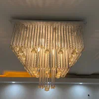 لوستر کریستالی سه حالته