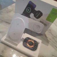 شارژر سه کاره ایفون ایرپاد وساعت هوشمند صفر|لوازم جانبی موبایل و تبلت|مشهد, جانباز|دیوار