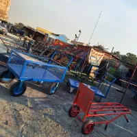 گاری دستی درب بازشو چهار چرخ حمل باربر( درب بازشو)