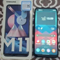 گوشی سامسونگ m 11 با ۳۲ گیگ حافظه و جعبه