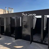 ساخت انباری فلزی و چوبی باسقف شیروانی کلبه پشت بام