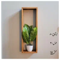 شلف دیواری تمام چوب مدل راج
