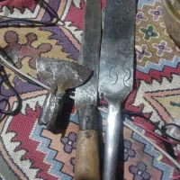 سه عدد ابزار قدیمی قالی بافی