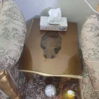 مبل سلطنتی 9 نفره طلایی|مبلمان خانگی و میز عسلی|مشهد, فدک|دیوار