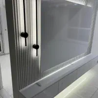 پارکت تی وی وال چمن مصنوعی فنس برگی