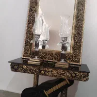 اینه و شمعدان در حد نو