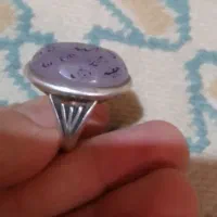 انگشتر عقیق کبود کار دست|جواهرات|سمنان, |دیوار