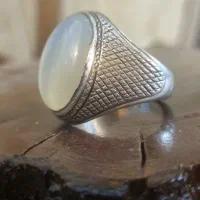 انگشتر عقیق یمانی سفید قدیمی|جواهرات|اصفهان, مسجد مصلی|دیوار