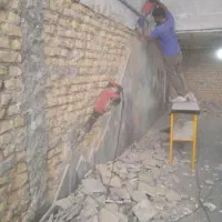 کارگر تخریب کنده کاری حمل مصاله نخاله ب طبقات|خدمات پیشه و مهارت|گرگان, |دیوار