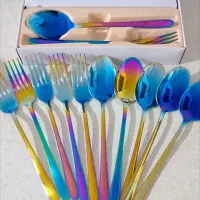 قاشق و چنگال هفت رنگ|ظروف سرو و پذیرایی|تهران, مرزداران|دیوار