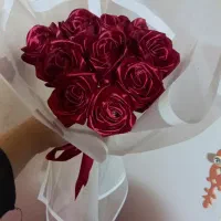 دست گل طبیعی و ربانی|گل مصنوعی|اردبیل, |دیوار