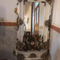 ایینه و شمعدان در حد نو
