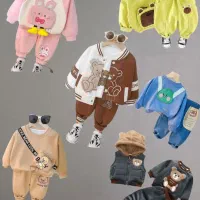 ست دو تکه سه تکه وارداتی بلوز بچگانه پسرانه دختران