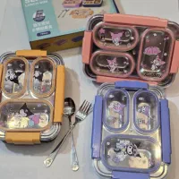 ظرف غذا واشردارچندقسمته کرومی/حیوانات/هدیه