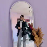آینه قدی چوبی mdf