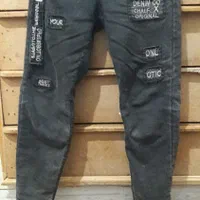 شلوار لی زقالی