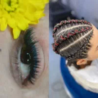 خدمات و اموزش اکستنشن مژه ، لیفت ،بافت مو ، خیاطی