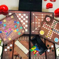 تخته نرد و پک 8 بازی فکری|اسباببازی|نجفآباد, یزدانشهر|دیوار