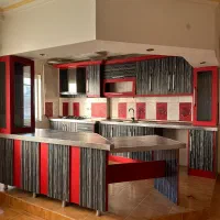 کابینت + گاز رومیزی+هود+سینک+شیراب