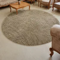 فرش شگی نسکافه ای کاملا نو