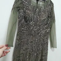 پیراهن مجلسی تمام سنگ کاری شده|لباس|کلاردشت, |دیوار