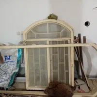 تعدادی در چوبی و آلمینیومی و پنجره|مصالح و تجهیزات ساختمان|دامغان, |دیوار