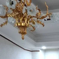 لوستر برندمهدی جنس برنج روکش طلا