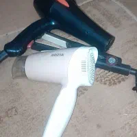 2عدد سشوار و یک عدد اتو مو همه سالم و درحدنو