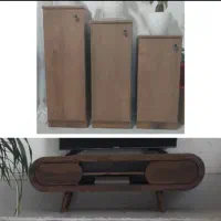 میز تی وی و جاکفشی سه تیکه