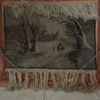 تابلو فرش دستباف متعلق به ۴۰ سال پیش کلکسیونی|کلکسیون اشیاء عتیقه|تهران, بهار|دیوار