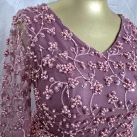 لباس مجلسی صورتی|لباس|جم, |دیوار