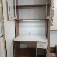 میز تحریر و کامپیوتر با کتابخانه|میز تحریر و کامپیوتر|تهران, آهنگ|دیوار