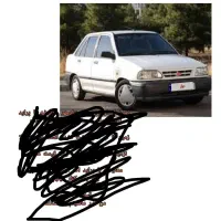 معا وضه  با پراید پول نق دم میدم تا 100