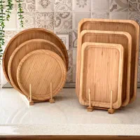 فروش فقط عمده سینی چوبی در سه سایز