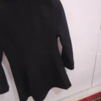 پالتوی کوتاه فوتر مشکی رنگ کاملا نو|لباس|پاپی, |دیوار