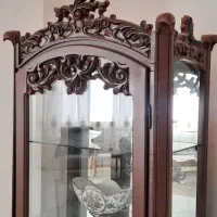 بوفه ،ویترین، دکوری چوب راش با رنگ ترکیه|بوفه، ویترین، کنسول|اردبیل, |دیوار