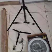 رینگلایت به همراه دو عدد سه پایه|دوربین عکاسی و فیلم‌برداری|فردیس, فردیس|دیوار