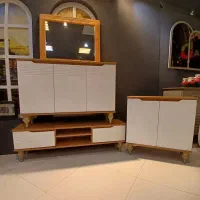 آینه کنسول میز تی‌وی جاکفشی|بوفه، ویترین، کنسول|بهارستان, |دیوار